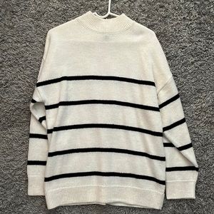 H&M Stripped Oversized Sweater